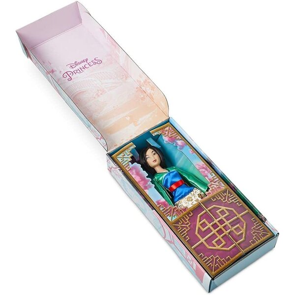 Klassisches Disney Mulan Plüschtier 29 cm mit Deluxe-Satin-Kostüm und komplettem Uhrwerk