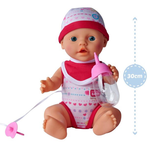 Simba New Born Babyset 30 cm – Welpen mit Trink- und Pinkelfunktion, inklusive Zubehör