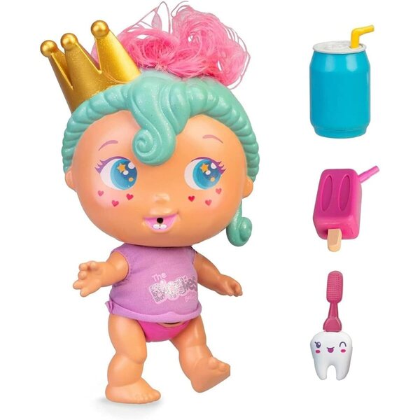 Biggie Blinky Queen aus The Bellies From Bellyville – Interaktive Puppe für Kinder ab 3 Jahren