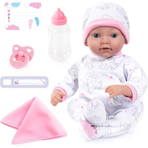 Bayer Design Reborn Babypuppe 38 cm, realistisch mit Zubehör für lehrreiches Spielen