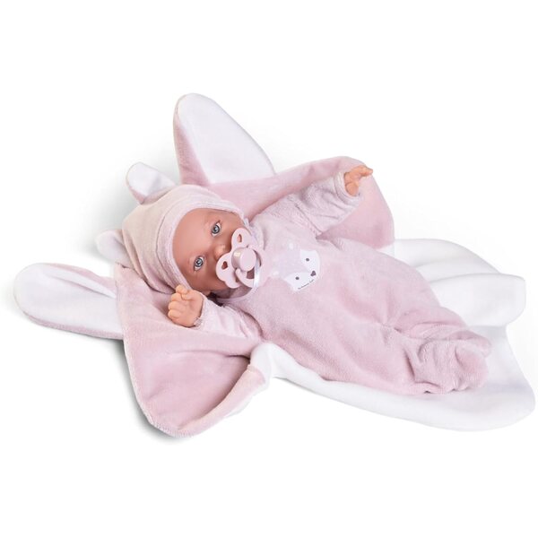Antonio Juan Stoffkörperpuppe 27 cm mit weicher Decke und Schlafanzug – 2024
