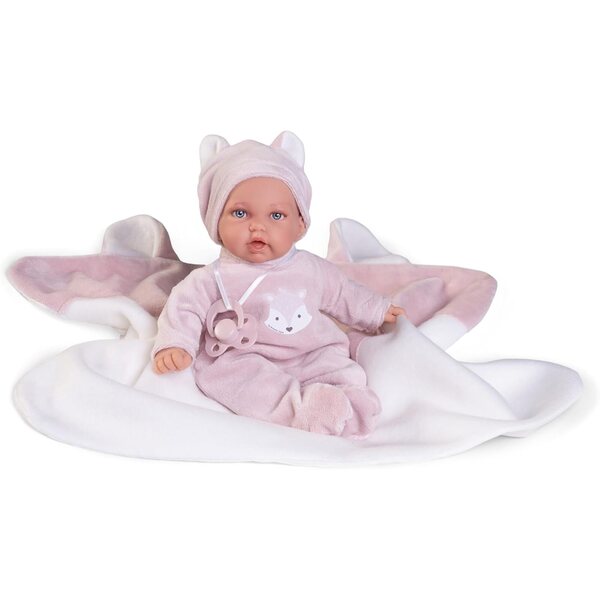 Antonio Juan Stoffkörperpuppe 27 cm mit weicher Decke und Schlafanzug – 2024
