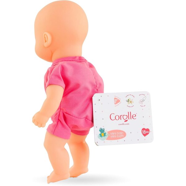 Corolle Mini Bada Pink 20 cm – Erste Puppe für Kinder ab 18 Monaten aus duftendem Vinyl