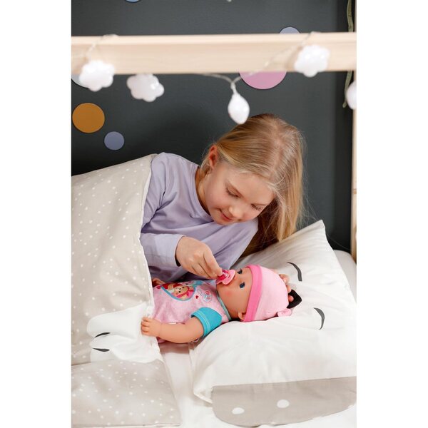 BABY Born Emma 43 cm mit 10 interaktiven Funktionen, Zubehör und ohne Batterien
