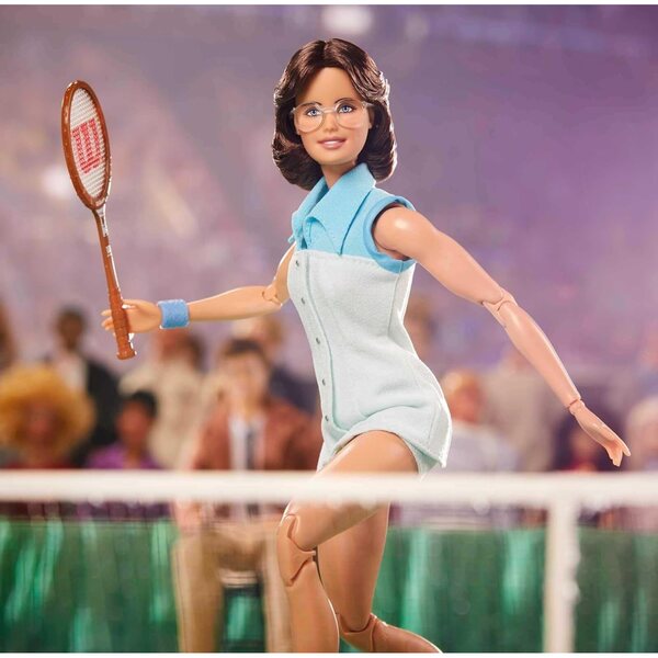 Barbie Billie Jean King Sammlerstück 30 cm mit Tenniskleid und Originalzubehör