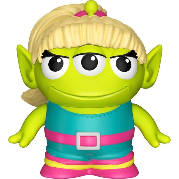 Pixar Alien Remix Barbie und Ken mit übergroßem rosa Cabriolet, Sammlerstück