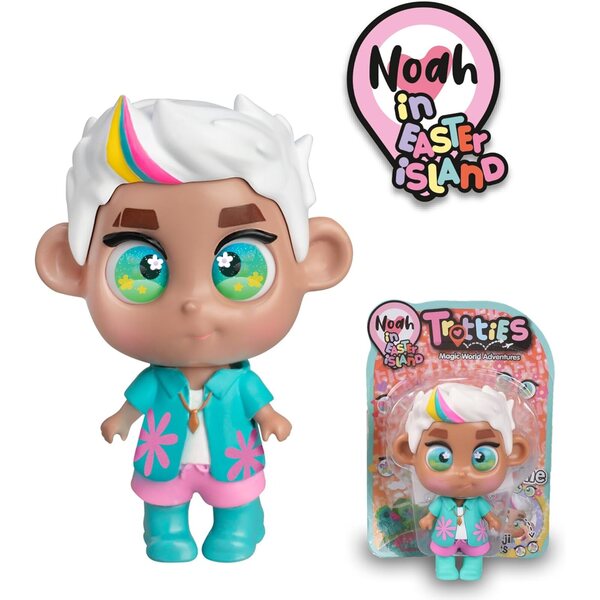 Trotties Mini-Emojiaugen Noah, мини кукла със сменяеми емоджи очи за деца