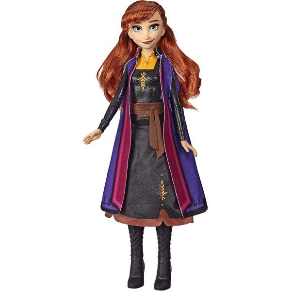 Hasbro Disney Frozen Anna mit leuchtendem Kleid, inspiriert von „Die Eiskönigin 2“, Puppe für Kinder ab 3 Jahren