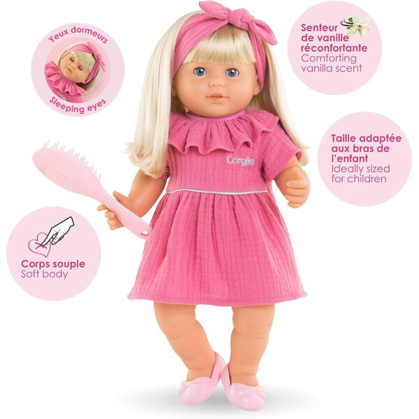 Corolle MGP Jade 36 cm blonde weiche Puppe mit Vanilleduft für Kinder