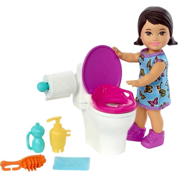 Barbie Skipper Babysitters Inc. Puppen- und Zubehörset für das Babysitter-Spiel