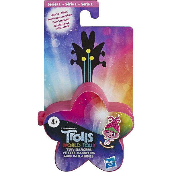 Tiny Dancers Trolls DreamWorks 4er-Pack: Sammelfiguren und Zubehör für Kinder