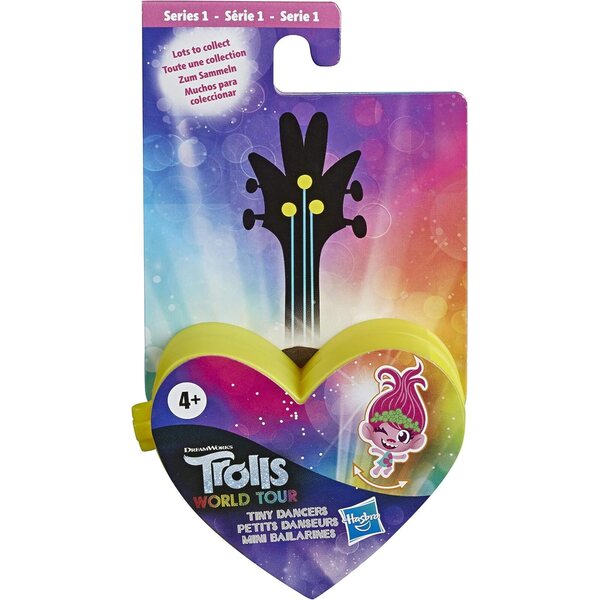 Tiny Dancers Trolls DreamWorks 4er-Pack: Sammelfiguren und Zubehör für Kinder