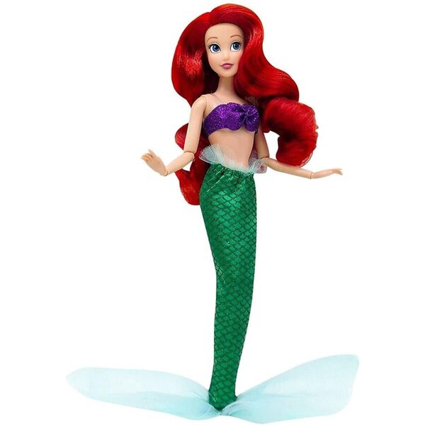 Disney Ariel Classic Puppe Die kleine Meerjungfrau 29 cm mit Kamm und beweglichen Teilen