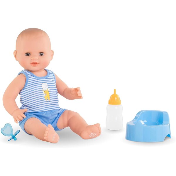 Corolle Mon Grand Poupon Paul: Poupée Bain 36 cm mit Vanilleduft, inklusive Zubehör