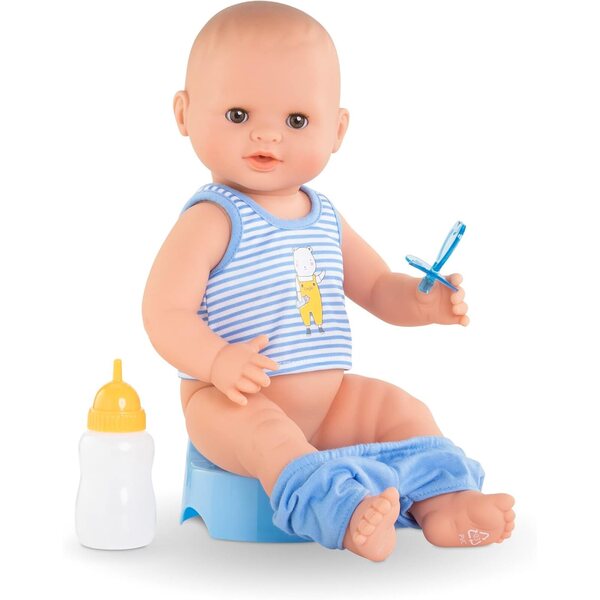 Corolle Mon Grand Poupon Paul: Poupée Bain 36 cm mit Vanilleduft, inklusive Zubehör