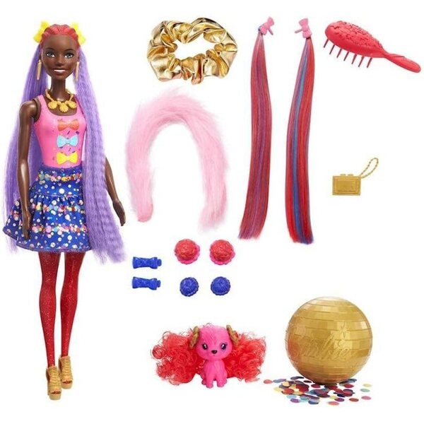 Barbie Color Reveal mit lila und blauen Haaren – tolle Mattel-Puppe