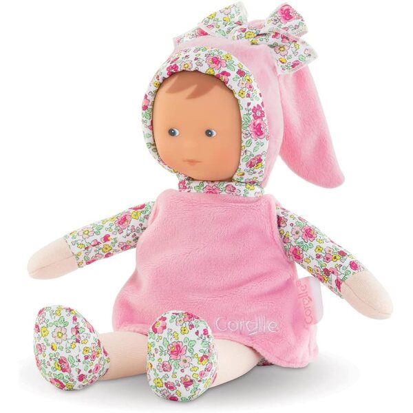 Corolle Mon Doudou Miss Pink Blumengarten – Poupée 25 cm mit weichem Körper und Vanilleduft
