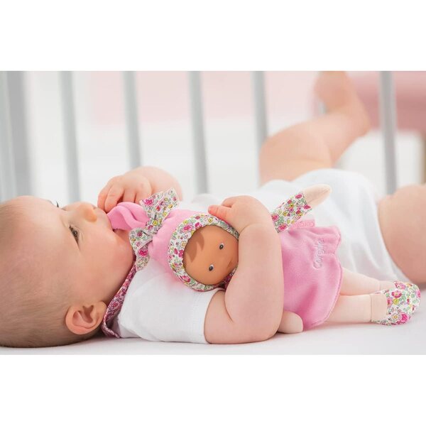 Corolle Mon Doudou Miss Pink Blumengarten – Poupée 25 cm mit weichem Körper und Vanilleduft