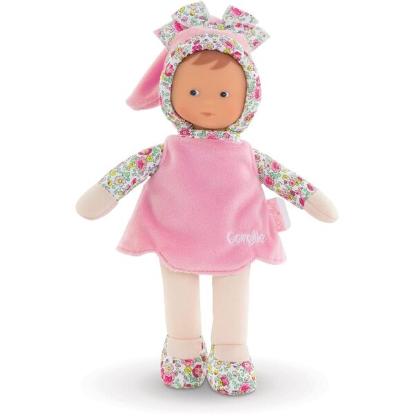 Corolle Mon Doudou Miss Pink Blumengarten – Poupée 25 cm mit weichem Körper und Vanilleduft