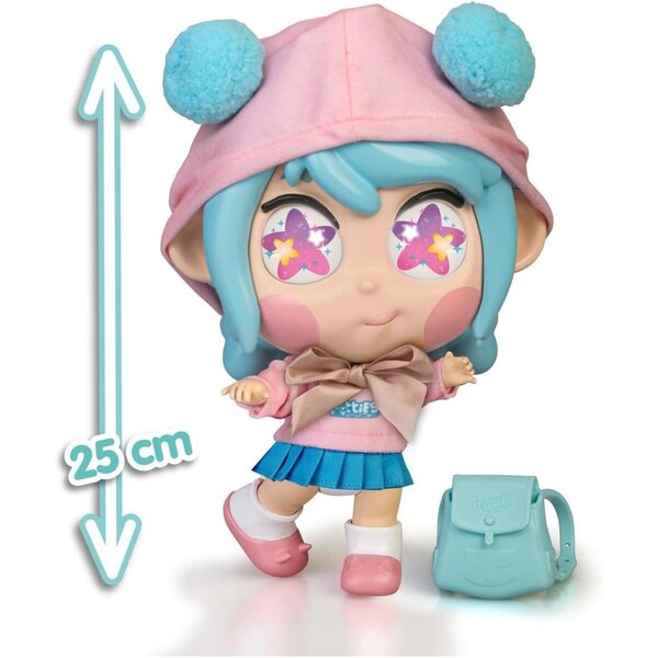 Trotties Mia Pupa Viaggiante con Emoti-Occhi e Accessori Originali per Bambini