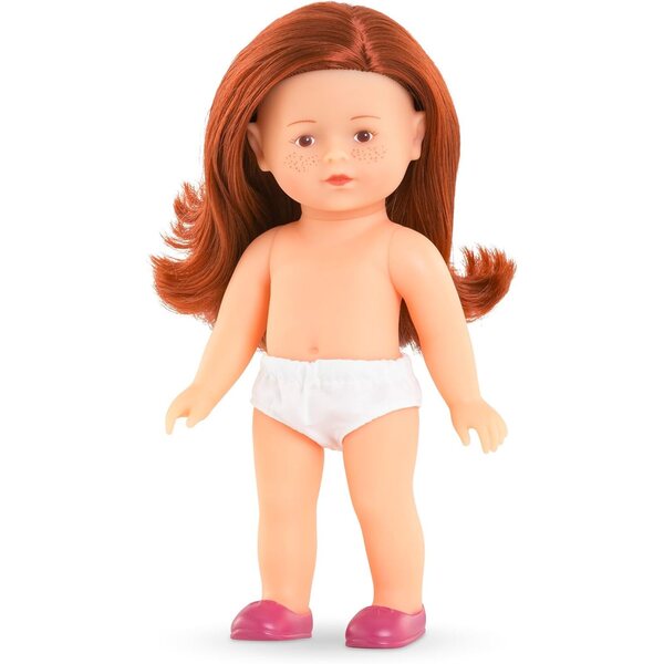 Corolle Meine Mini Corollines Ruby 20 cm – Weiche Puppe mit roten Haaren und Vanilleduft