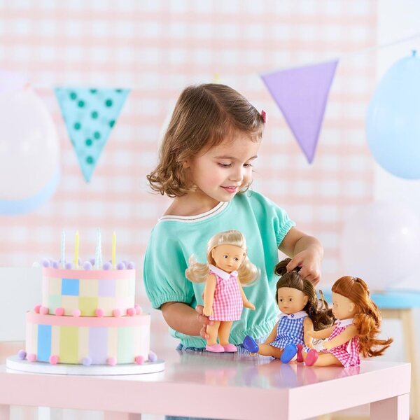 Corolle Meine Mini Corollines Ruby 20 cm – Weiche Puppe mit roten Haaren und Vanilleduft