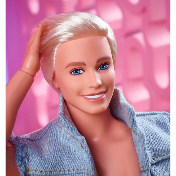 Ken Barbie-Puppe The Movie mit Jeans und Originalunterwäsche, Geschenk für Kinder