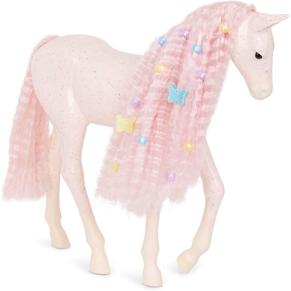 Our Generation Elara e Lumina Set bambola da 46 cm e puledro di cavallo con pelo rosa