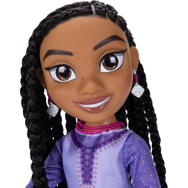 Wish – Asha-Puppe, 38 cm, mit Zubehör und Broschüre, Disney-Rollenspiele