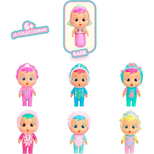 Cry Babies Magic TEARS Tropical Shiny Shells Shelly – Puppe mit schaumigen Tränen und 8 Accessoires