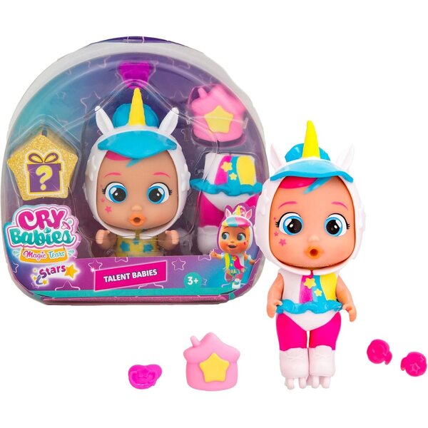 Cry Babies Magic Tears Talent Dreamy – Minipuppen mit Outfit und 5 überraschenden Accessoires