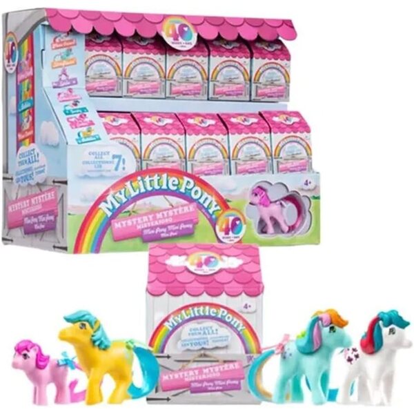 My Little Pony Blindbox 40. Jubiläum – Minifiguren zum Sammeln, 5,1 cm