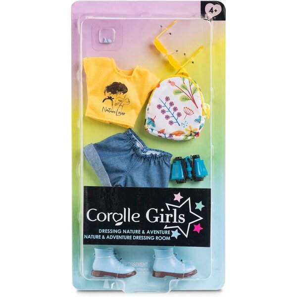 Set di accessori per ragazze Corolle Nature Adventure 9 pezzi per bambole da 28 cm da 4+