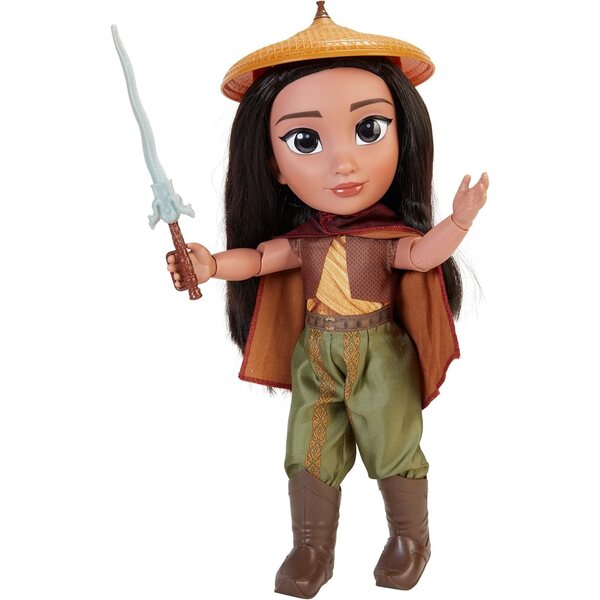 Disney Raya der letzte Drache Figur 35 cm mit Schwert und komplettem Zubehör