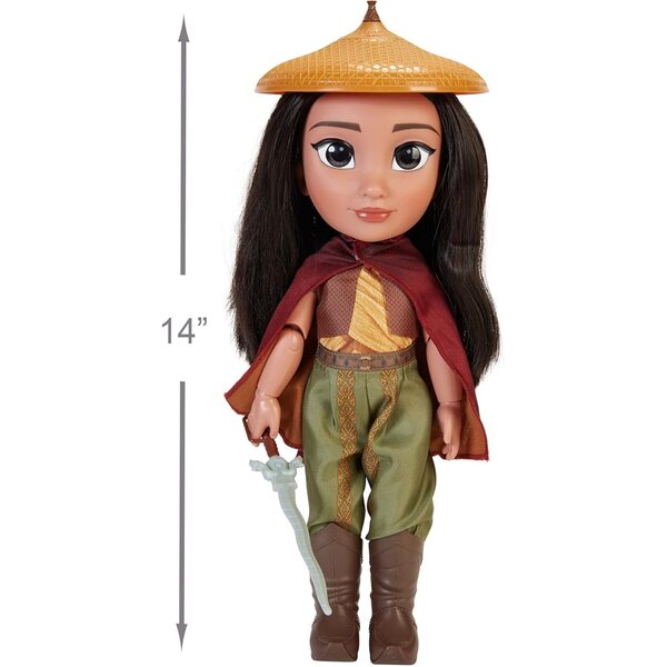 Disney Raya der letzte Drache Figur 35 cm mit Schwert und komplettem Zubehör
