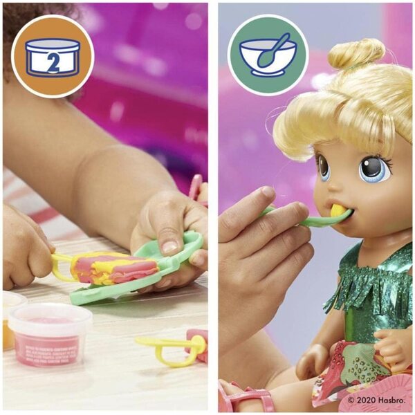 Baby Alive Sunshine Snacks Blonde mit Sommerzubehör und Wasserspielzeug