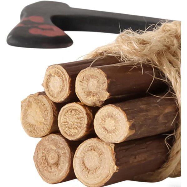 Miniatur-Lagerfeuerset mit Teekanne und dekorativem Zubehör für den Feengarten
