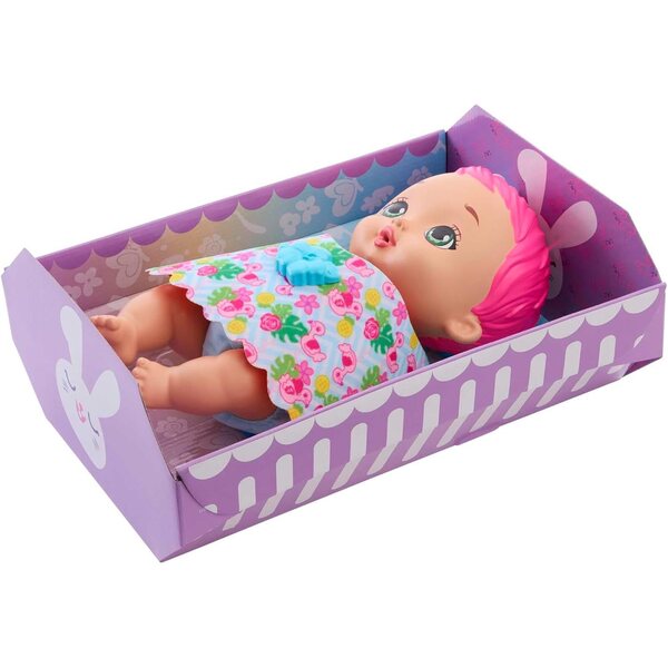 Mattel MY GARDEN BABY Flamingo: Pupa interattiva con ali e profumo di gelsomino, accessori inclusi