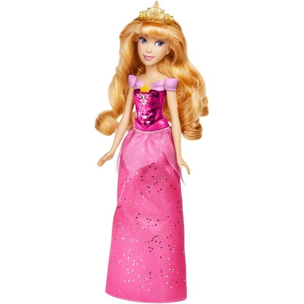 Disney Princess Aurora Royal Shimmer Puppe mit glitzerndem Kleid und Accessoires