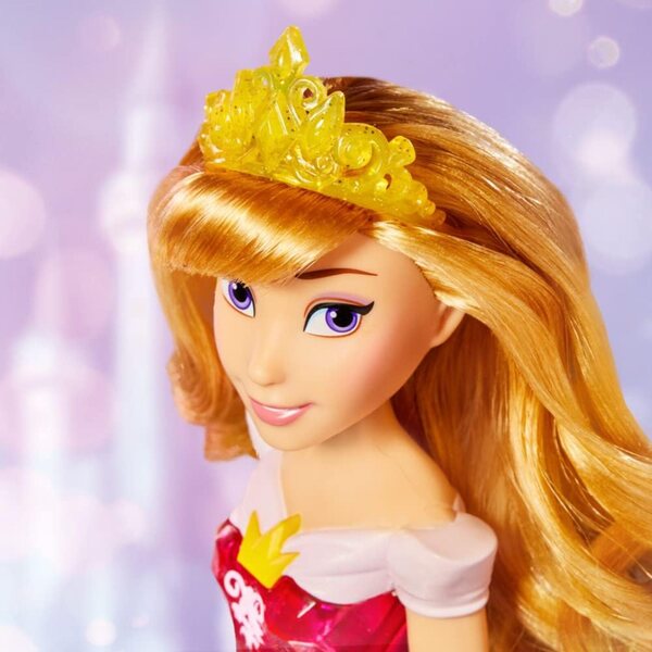 Disney Princess Aurora Royal Shimmer Puppe mit glitzerndem Kleid und Accessoires