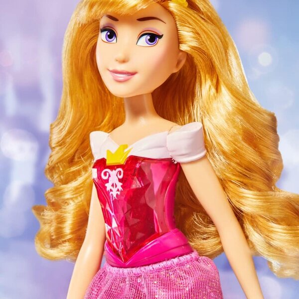 Disney Princess Aurora Royal Shimmer Puppe mit glitzerndem Kleid und Accessoires