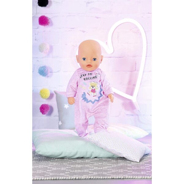 BABY Born Little Strampler rosa per bambole 36 cm, morbido e facile da indossare