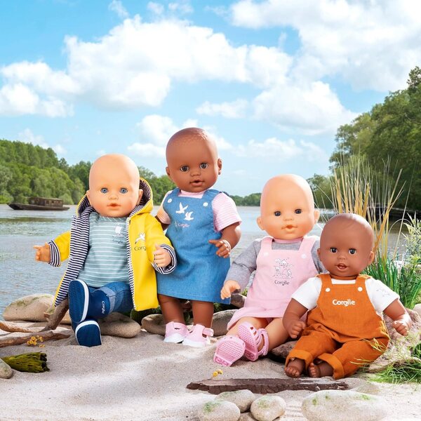 Corolle-Kleidungsset für 36-cm-Puppen aus Samt und weichem T-Shirt