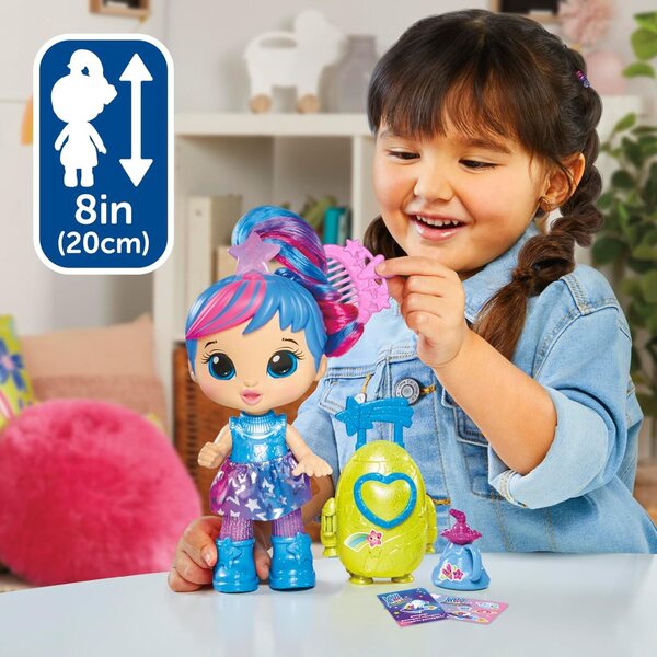 Baby Alive Star Besties Stellar Skylar 8" Puppe mit Weltraumzubehör für Kinder ab 3 Jahren