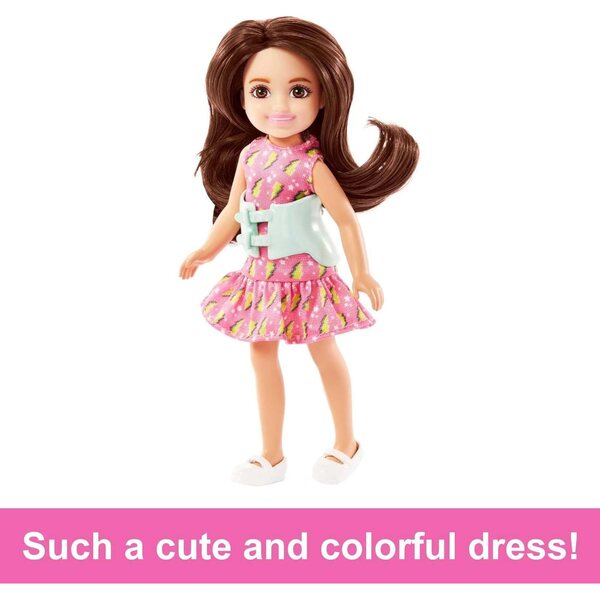 Barbie Chelsea Mattel DWJ33 – Puppe mit Accessoires, Mode und Spaß, ab 3 Jahren