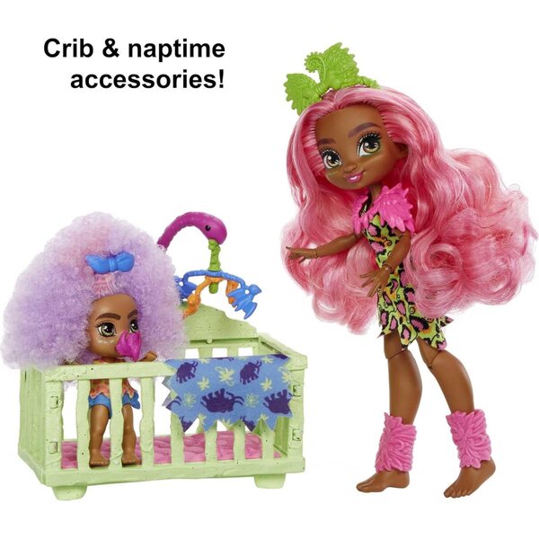 Cave Club Wilder divertimento da babysitting con 2 Pupazzi e Accessori per Bambini da 4 Anni