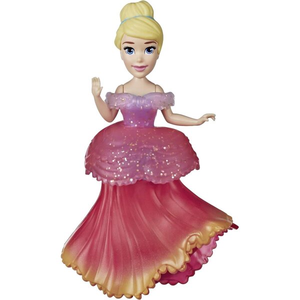 Disney Princess Cinderella und Prince Charming, Puppen mit zusätzlichem Kleid und königlichem Clip