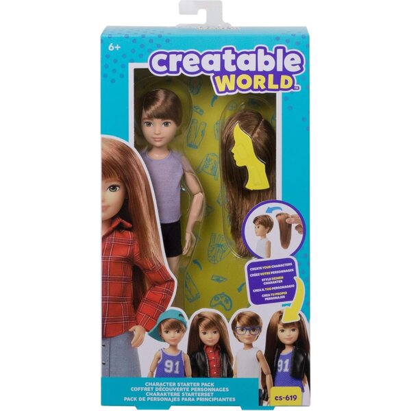 Mattel Creatable World GKV40 - Aanpasbare Pupa-startset met accessoires