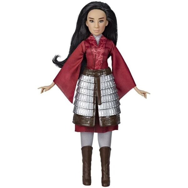 Disney Mulan Modepuppe mit Rüstung, Hose und Schuhen – Spiel für Kinder ab 3 Jahren