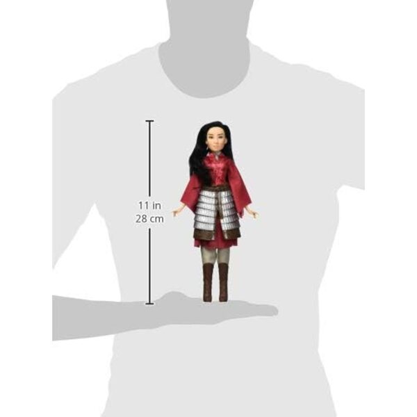 Disney Mulan Modepuppe mit Rüstung, Hose und Schuhen – Spiel für Kinder ab 3 Jahren